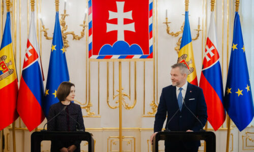 Pellegrini prijal prezidentku Maiu Sandu, deklaroval podporu Moldavsku na ceste do Európskej únie – VIDEO