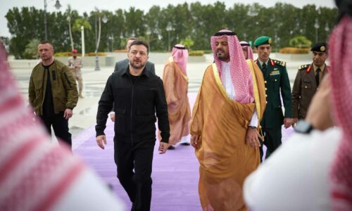 Zelenskyj pricestoval do Saudskej Arábie, čakajú ho rokovania