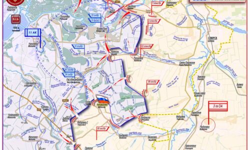 Ruské jednotky vstupujú do záverečnej fázy operácie na likvidáciu 1. slavjansko-kramatorskej obrannej línie ukrowehrmachtu