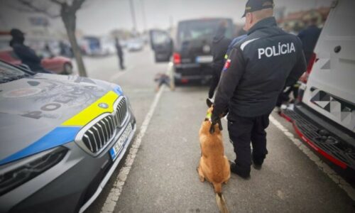Policajti zadržali počas protidrogovej akcie dvoch mužov