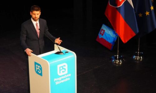Šimečka zostáva lídrom PS, vylúčil povolebnú spoluprácu s vládnou koalíciou. Matovičovo hnutie nespomenul – VIDEO