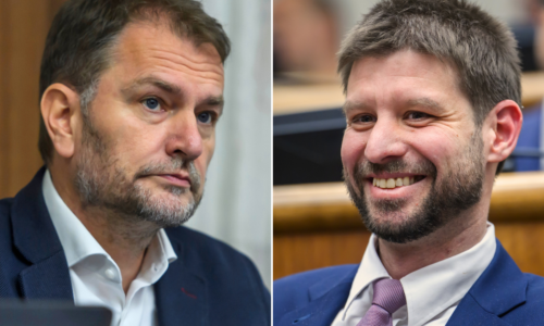 Keď bude dnes niekto piť, tak Robert Fico. Matovič poslal po sneme PS tvrdý odkaz Šimečkovi