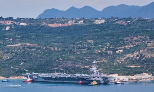 Lietadlová loď Gerald R. Ford zakotvila v Chorvátsku, čakajú ju opravy a údržba