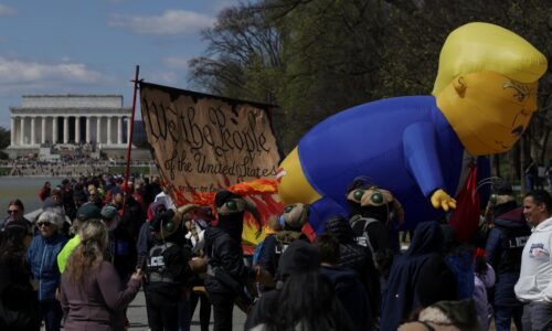 V USA sa koná nová vlna protestov proti Donaldovi Trumpovi, tretia za necelý rok