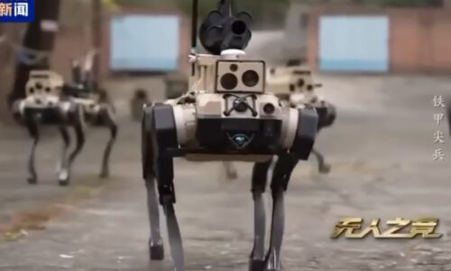 Video: Čínska robotická „vlčia svorka“