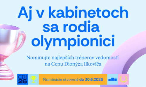 Verejnosť môže už desiatykrát nominovať výnimočných učiteľov a učiteľky prírodných vied na Cenu Dionýza Ilkoviča 2026