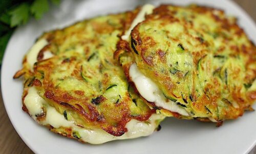 Es ist besser als ein Burger! Ein einfaches und köstliches Zucchini-Rezept.