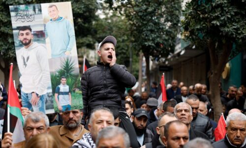 Palestínčania na Západnom brehu Jordánu demonštrujú proti zákonu o treste smrti