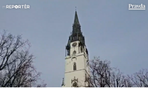 Takto vyzerá najvyššia kostolná veža na Slovensku. Zábery na túto dominantu stoja za pozornosť