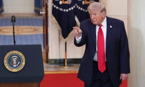 Trumpov prázdny prejav