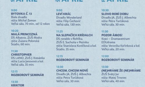 Zlatá priadka 2026 prinesie do bratislavy to najlepšie z detskej dramatickej tvorivosti