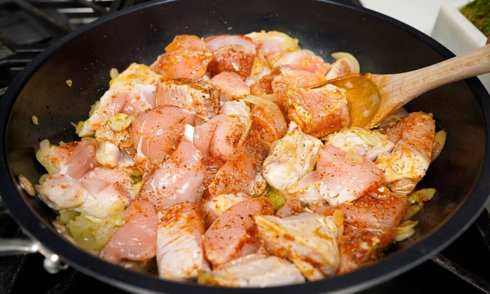 Sie haben noch nie Hühnchen leckerer geschmeckt ❗️Schnelles und einfaches Rezept!