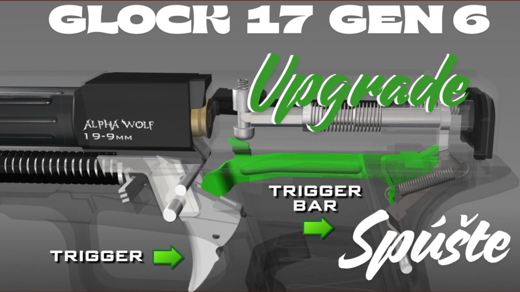 : lacný tunning spúšte pre pištoľ glock 17