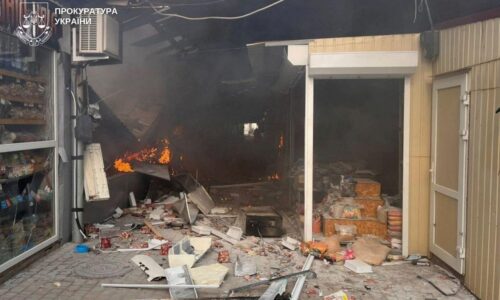 Ruský útok zasiahol trh v Nikopole, zabil piatich ľudí